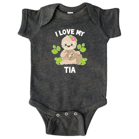 Inktastic Cute Sloth I Love My Tia with Green Leaves Gift Baby Boy or Baby Girl Bodysuit
Inktastic Cute Sloth I Love My Tia with Green Leaves Gift Baby Boy or Baby Girl Bodysuit