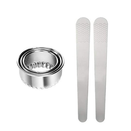Yrtoes Silicone Gummy Molds Popsicle Molds Stainless Steel Dumpling Mold Dough Presser Cutter Kitchen Baking Tools 5PC
Yrtoes Silicone Gummy Molds Popsicle Molds Stainless Steel Dumpling Mold Dough Presser Cutter Kitchen Baking Tools 5PC