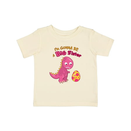 Inktastic Dinosaur Future Big Sister Gift Baby Girl T-Shirt