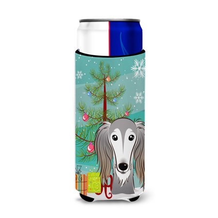 Christmas Tree and Saluki Ultra Beverage Insulators for slim cans BB1601MUK