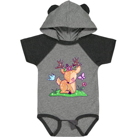 Inktastic Cute Baby Deer with Butterfly Bird and Flowers Gift Baby Boy or Baby Girl Bodysuit
Inktastic Cute Baby Deer with Butterfly Bird and Flowers Gift Baby Boy or Baby Girl Bodysuit