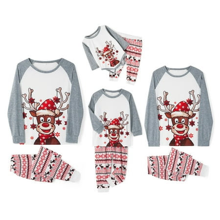 Suanret Family Matching Christmas Pajamas Reindeer Outfits Pjs Xmas Sleepwear Holiday Pyjamas Set for Men Women Kids Baby
Suanret Family Matching Christmas Pajamas Reindeer Outfits Pjs Xmas Sleepwear Holiday Pyjamas Set for Men Women Kids Baby