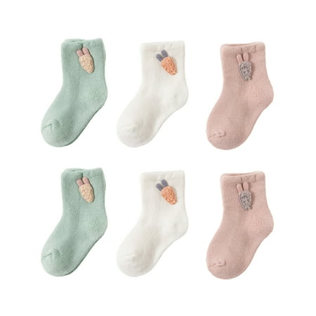 JunDanmall 3 Pairs Winter Warm Keeping Terry Thick Cotton Baby Toddler Middle Tube Socks
JunDanmall 3 Pairs Winter Warm Keeping Terry Thick Cotton Baby Toddler Middle Tube Socks