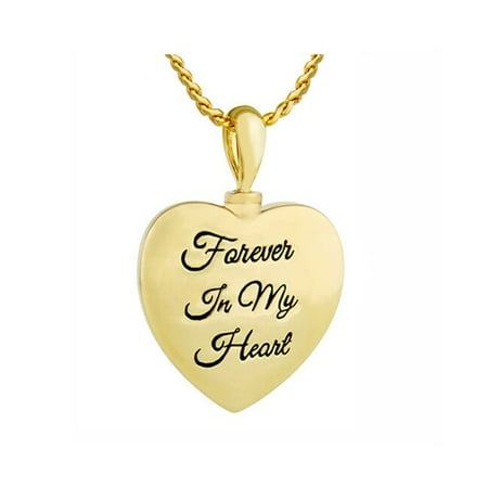 Forever In My Heart 10KT Gold Pendant Urn - In The Light Urns®
