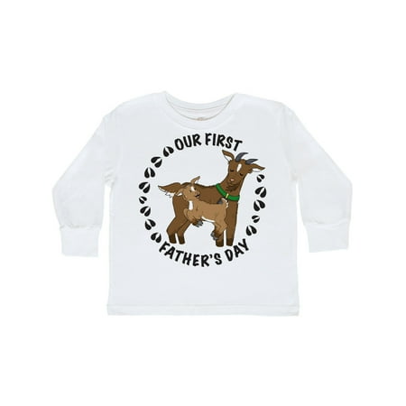 Inktastic Our First Father s Day with Cute Goats and Hoof Prints Gift Toddler Boy or Toddler Girl Long Sleeve T-Shirt
Inktastic Our First Father s Day with Cute Goats and Hoof Prints Gift Toddler Boy or Toddler Girl Long Sleeve T-Shirt