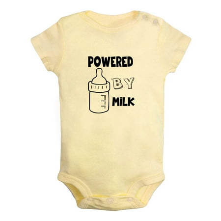 Powered By Milk Funny Rompers For Babies Newborn Baby Unisex Bodysuits Infant Jumpsuits Toddler 0-12 Months Kids One-Piece Oufits (Yellow 18-24 Months)
Powered By Milk Funny Rompers For Babies Newborn Baby Unisex Bodysuits Infant Jumpsuits Toddler 0-12 Months Kids One-Piece Oufits (Yellow 18-24 Months)