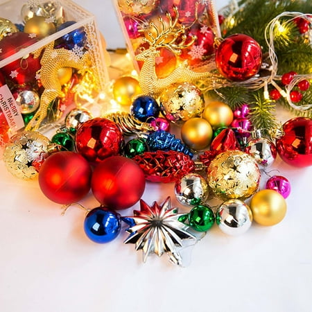Zedker Christmas Decorations Light Ball Gift Package Christmas Window Decoration Painted Hanging Ball 30 Christmas Tree Pendants
Zedker Christmas Decorations Light Ball Gift Package Christmas Window Decoration Painted Hanging Ball 30 Christmas Tree Pendants