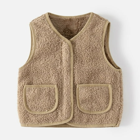 Cathalem Girls Clothes Size 4t Toddler Children Girls Boys Solid Warm Thick Spring Winter Sleeveless Vest Clothes Jacket for Kids Coat Coffee 9-10 Years
Cathalem Girls Clothes Size 4t Toddler Children Girls Boys Solid Warm Thick Spring Winter Sleeveless Vest Clothes Jacket for Kids Coat Coffee 9-10 Years