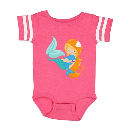 Inktastic Mermaid And Dolphin Mermaid With Orange Hair Gift Baby Girl Bodysuit
Inktastic Mermaid And Dolphin Mermaid With Orange Hair Gift Baby Girl Bodysuit