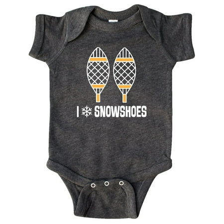 Inktastic Snowshoes Winter Snow Hiking Gift Baby Boy or Baby Girl Bodysuit