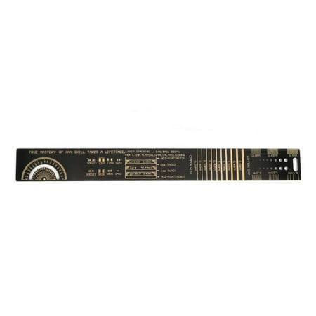 Chinatera PCB Ruler Resistor Capacitor Chip IC SMD Transistor Measuring Tool (25cm)
Chinatera PCB Ruler Resistor Capacitor Chip IC SMD Transistor Measuring Tool (25cm)