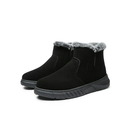 Ritualay Men Fluffy Warm Bootie Pull On Fuzzy Snow Boots Thick Fleece Winter Boot Nonslip Casual Comfort Shoes Outdoor Walking Plush Lining Ankle Booties Black 7.5
Ritualay Men Fluffy Warm Bootie Pull On Fuzzy Snow Boots Thick Fleece Winter Boot Nonslip Casual Comfort Shoes Outdoor Walking Plush Lining Ankle Booties Black 7.5