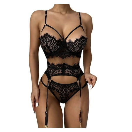 Tangnade Ladies casual underwear bra New Fashion Lace Lingerie Underwear Sleepwear Steel Ring Pajamas Garter Black M
Tangnade Ladies casual underwear bra New Fashion Lace Lingerie Underwear Sleepwear Steel Ring Pajamas Garter Black M