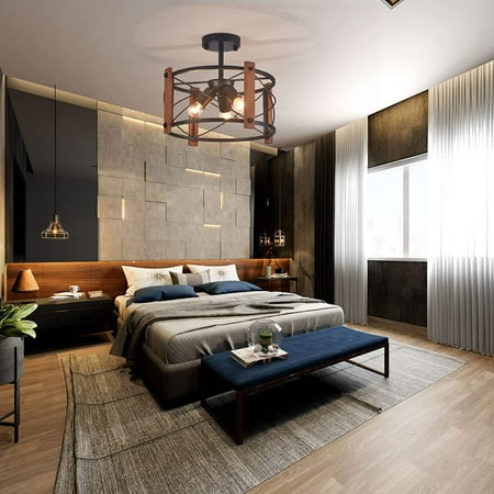 FETCOI 3-Light Farmhouse Semi Flush Mount Ceiling Light Wood Ceiling Light with Black Metal for Hallway Entryway Bedroom Farmhouse Dining Room
FETCOI 3-Light Farmhouse Semi Flush Mount Ceiling Light Wood Ceiling Light with Black Metal for Hallway Entryway Bedroom Farmhouse Dining Room