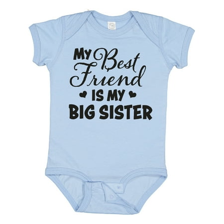Inktastic My Best Friend is My Big Sister with Hearts Gift Baby Boy or Baby Girl Bodysuit
Inktastic My Best Friend is My Big Sister with Hearts Gift Baby Boy or Baby Girl Bodysuit