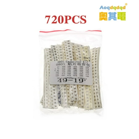 720PCS 1206 0805 0603 SMD capacitor package Sample package commonly used