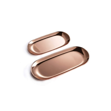 ICASA Stainless Steel Jewelry Trays 9 and 7 Inch Rose Gold Tray for Grids Rings Earrings Serving P
ICASA Stainless Steel Jewelry Trays 9 and 7 Inch Rose Gold Tray for Grids Rings Earrings Serving P