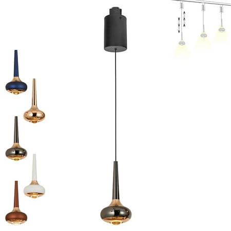 FSLiving 7W Adjustable Height Track Pendnat Light J-Type Retractable Lift Pendnat Light with Modern Al & Glass Shade Indoor Adjustable Track Light Fixture for Living Room Black Pearl - 1 Light
FSLiving 7W Adjustable Height Track Pendnat Light J-Type Retractable Lift Pendnat Light with Modern Al & Glass Shade Indoor Adjustable Track Light Fixture for Living Room Black Pearl - 1 Light