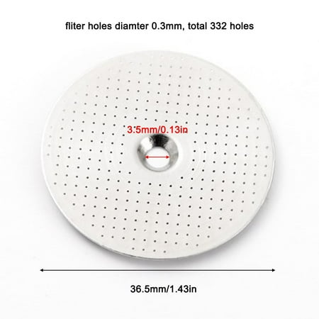 1 Pcs Silver Coffee Filter Screen Coffee Screen Coffee Portafilter Lower Shower Screen for Coffee Machine
1 Pcs Silver Coffee Filter Screen Coffee Screen Coffee Portafilter Lower Shower Screen for Coffee Machine