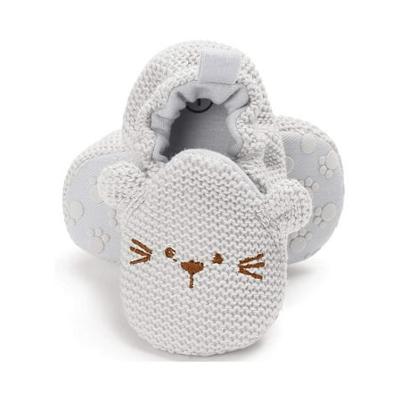 LWXQWDS Baby Boy Girl Soft Sole Crib Shoes PU Sneaker Prewalker Winter Warm Shoes