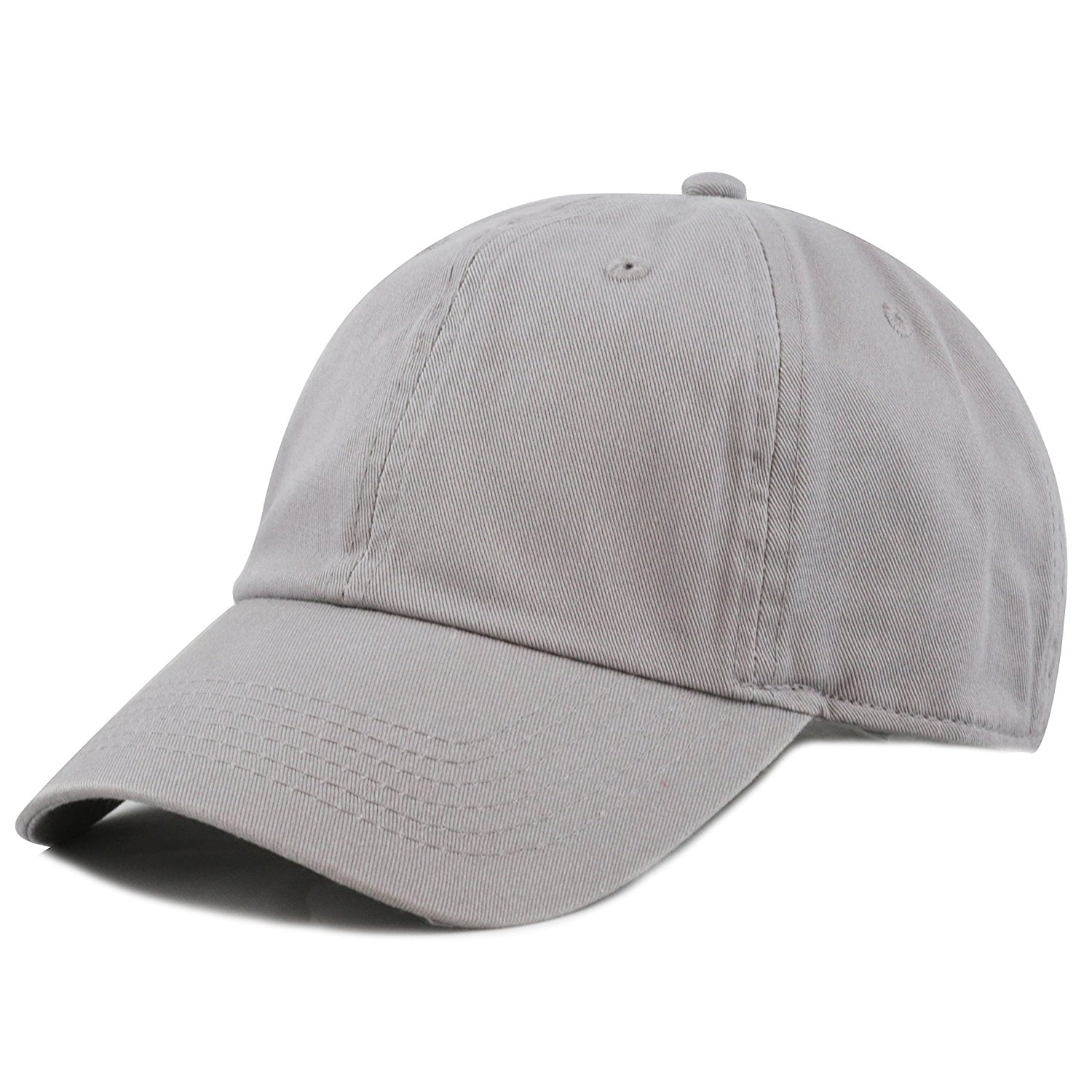 Plain 100 Cotton Hat Men Women Adjustable Baseball Cap Walmart