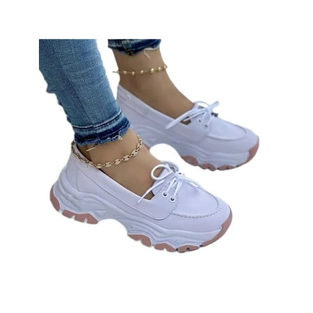 Difumos Ladies Loafers Slip On Walking Shoes Wedge Casual Sneakers Work Lightweight Sneaker Breathable Platform White 8.5
Difumos Ladies Loafers Slip On Walking Shoes Wedge Casual Sneakers Work Lightweight Sneaker Breathable Platform White 8.5