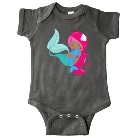 Inktastic African American Mermaid With Pink Hair Dolphin Gift Baby Girl Bodysuit
Inktastic African American Mermaid With Pink Hair Dolphin Gift Baby Girl Bodysuit