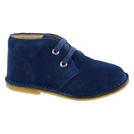 Naturino Boys 4528 Lace Up Dessert Casual Bootie Blue(Azzuro) 23