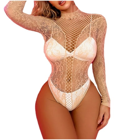 DNDKILG Womens Lingerie See Through Bodysuit Sleepwear Teddy One Piece Babydoll One Size
DNDKILG Womens Lingerie See Through Bodysuit Sleepwear Teddy One Piece Babydoll One Size