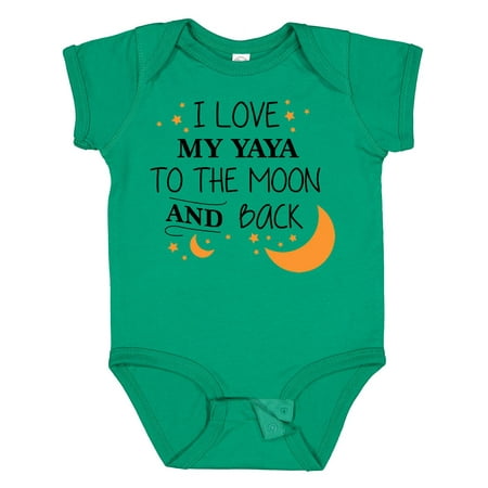 Inktastic I Love My Yaya to the Moon and Back Boys or Girls Baby Bodysuit 
Inktastic I Love My Yaya to the Moon and Back Boys or Girls Baby Bodysuit