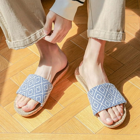 Leesechin Clearance Mens Fashion Soft Sole Linen Home Indoor Open Toe Flat Shoes Beach Slippers
Leesechin Clearance Mens Fashion Soft Sole Linen Home Indoor Open Toe Flat Shoes Beach Slippers