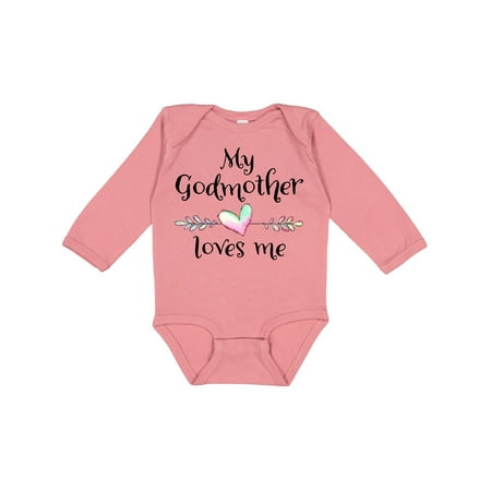 Inktastic My Godmother Loves Me- Heart Godchild Boys or Girls Long Sleeve Baby Bodysuit
Inktastic My Godmother Loves Me- Heart Godchild Boys or Girls Long Sleeve Baby Bodysuit