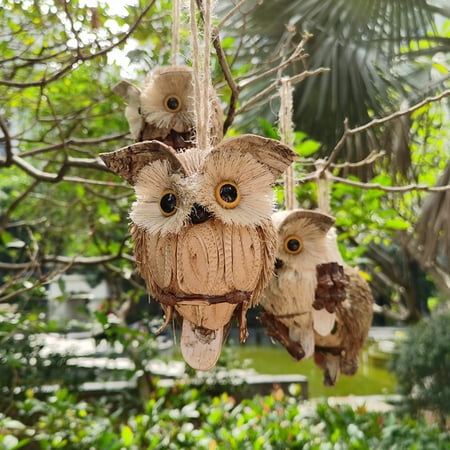 Naierhg Decorative Owls Pendant Full of Vitality Wear-resistant Fairy Garden Hanging Owl Ornament for Window Side
Naierhg Decorative Owls Pendant Full of Vitality Wear-resistant Fairy Garden Hanging Owl Ornament for Window Side