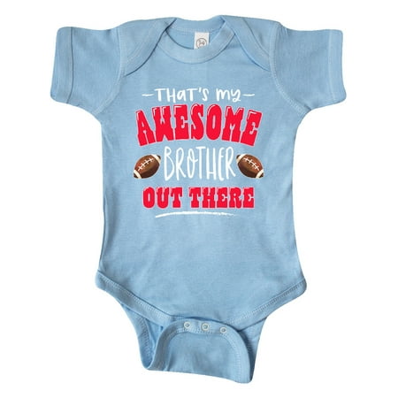 Inktastic That s My Awesome Brother Out There with Footballs Gift Baby Boy or Baby Girl Bodysuit
Inktastic That s My Awesome Brother Out There with Footballs Gift Baby Boy or Baby Girl Bodysuit