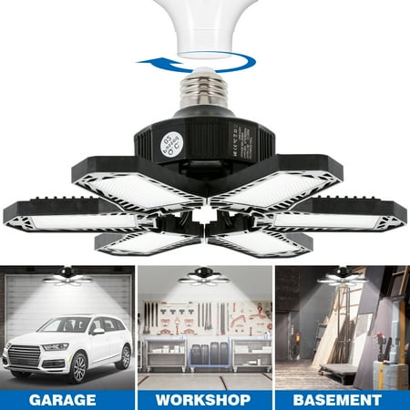 LED Garage Light 200W LED Shop Light Garage Lights Deformable LED Garage Ceiling Light with 6+1 Adjustable Panels LED Lights for Garage Garage Lighting High Bay Light Attic Light Basement Light
LED Garage Light 200W LED Shop Light Garage Lights Deformable LED Garage Ceiling Light with 6+1 Adjustable Panels LED Lights for Garage Garage Lighting High Bay Light Attic Light Basement Light