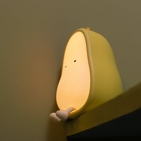 Xewsqmlo Pear-shaped Bedroom Lamp USB Rechargeable LED Silicone Nightlights Bottom Anti-slip Adjustable Brightness for Kid Christmas Gift
Xewsqmlo Pear-shaped Bedroom Lamp USB Rechargeable LED Silicone Nightlights Bottom Anti-slip Adjustable Brightness for Kid Christmas Gift