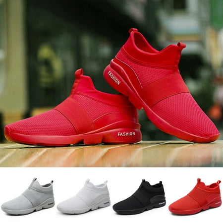 Tenmix Men s Comfortable Casual Sneakers Jogging Breathable Slip On Walking Shoes Work Non-slip Sneaker Red 9.5
Tenmix Men s Comfortable Casual Sneakers Jogging Breathable Slip On Walking Shoes Work Non-slip Sneaker Red 9.5