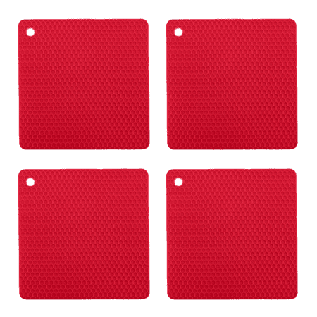 Silicone Table Mat Silicone Trivet Non-Slip Honeycomb Kitchen Table Pad Multi-Purpose Hot Pads Spoon Rest Cooking & Dining Red
Silicone Table Mat Silicone Trivet Non-Slip Honeycomb Kitchen Table Pad Multi-Purpose Hot Pads Spoon Rest Cooking & Dining Red