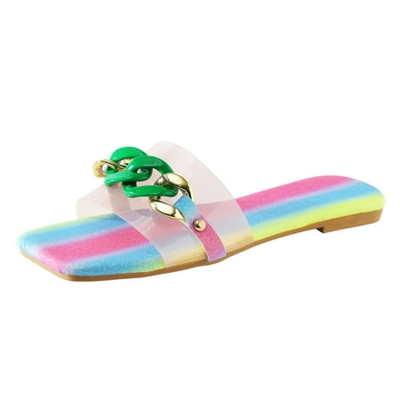 Daznico Womens Sandals Women Summer Slip On Gradient Prints Casual Open Toe Flat Soft Bottom Sandals ( Green 8.5 )
Daznico Womens Sandals Women Summer Slip On Gradient Prints Casual Open Toe Flat Soft Bottom Sandals ( Green 8.5 )