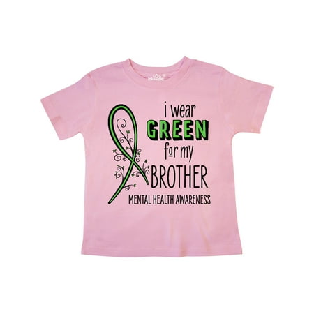 Inktastic I Wear Green for my Brother- Mental Health awareness Gift Toddler Boy or Toddler Girl T-Shirt
Inktastic I Wear Green for my Brother- Mental Health awareness Gift Toddler Boy or Toddler Girl T-Shirt