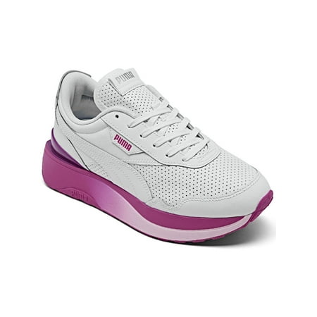 Puma Womens Cruise Rider Casual and Fashion Sneakers White 6.5 Medium (B M)