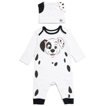 Disney 101 Dalmations Patch Newborn Baby Boys Snap Cosplay Coverall and Hat 0-3 Months
Disney 101 Dalmations Patch Newborn Baby Boys Snap Cosplay Coverall and Hat 0-3 Months