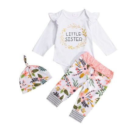 Canrulo Kids Baby Girls Sister Matching Outfits Romper Tops Pants Skirt Cap Headband Clothes Sets White Little Sister 6-12 Months
Canrulo Kids Baby Girls Sister Matching Outfits Romper Tops Pants Skirt Cap Headband Clothes Sets White Little Sister 6-12 Months