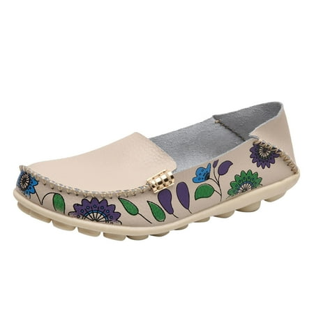 Casual Shoes for Women Fashion Womens Breathable Lace Up Shoes Flats Casual Shoes Women Casual Shoes Pu Beige 40