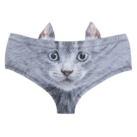 TANGNADE Ladies Hipsters Panties Animal Pattern Ear Themed Women Panties Print Underwear
TANGNADE Ladies Hipsters Panties Animal Pattern Ear Themed Women Panties Print Underwear