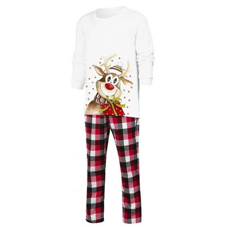 Christmas Deer Plaid Print Long Sleeve T Shirt Top And Pants Xmas Sleepwear Matching Family Pajama Set Christmas Family Matching Pajamas with Dog Sleepyheads Family Matching Pajamas Short Sleeve
Christmas Deer Plaid Print Long Sleeve T Shirt Top And Pants Xmas Sleepwear Matching Family Pajama Set Christmas Family Matching Pajamas with Dog Sleepyheads Family Matching Pajamas Short Sleeve