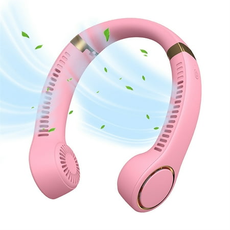 Portable Neck Fan Wearable Personal Fan 4000 mAh Battery Powered Bladeless Fan with 3 Speeds Blow Cold Air in Heat Day Long Use Time Perfect for Outdoor Indoor (Pink)
Portable Neck Fan Wearable Personal Fan 4000 mAh Battery Powered Bladeless Fan with 3 Speeds Blow Cold Air in Heat Day Long Use Time Perfect for Outdoor Indoor (Pink)