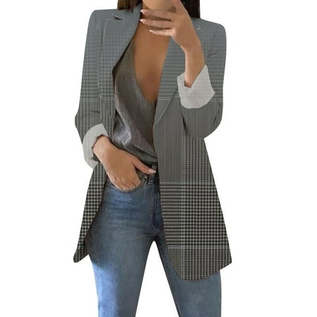 nsendm Coat For Women Long Sleeve Blazer Open Front Cardigan Jacket Casual Work Office Maternity Coats Extender Coat Grey Small
nsendm Coat For Women Long Sleeve Blazer Open Front Cardigan Jacket Casual Work Office Maternity Coats Extender Coat Grey Small