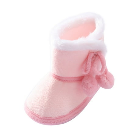 Toddler Infant Boy Girl Winter Warm Solid Color Plus Velvet Cotton Shoes Newborn Double Pompom Soft Sole Snow Boots
Toddler Infant Boy Girl Winter Warm Solid Color Plus Velvet Cotton Shoes Newborn Double Pompom Soft Sole Snow Boots