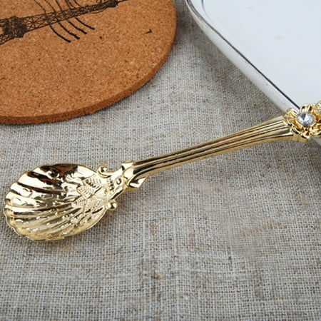 6pcs Retro Coffee Spoon Stainless Steel Yogurts Watermelon Spoon for Dessert Shop Table Decoration Kitchen Tableware Gold Big
6pcs Retro Coffee Spoon Stainless Steel Yogurts Watermelon Spoon for Dessert Shop Table Decoration Kitchen Tableware Gold Big
